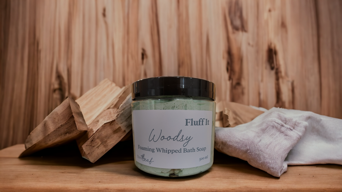 “Fluff It” Foaming Whipped Bath Soap